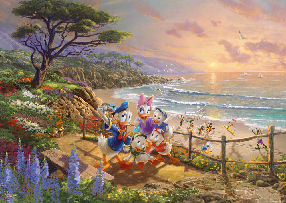 Puslespil Donald & Daisy A Duck Day 1000 brikker
