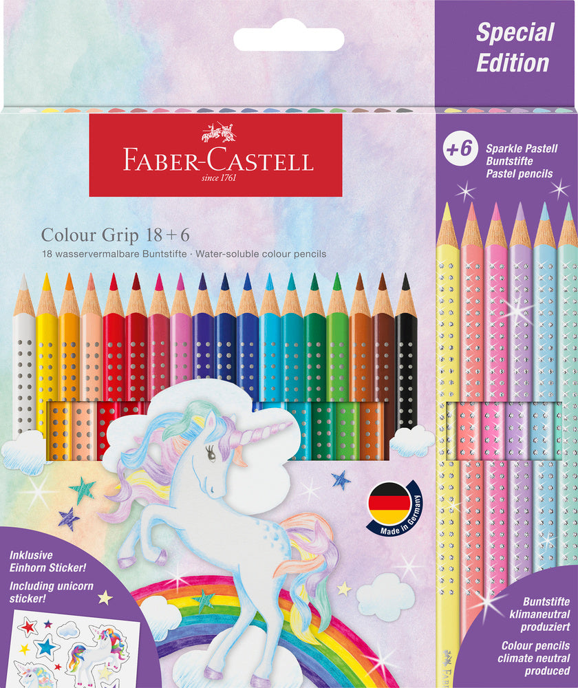D1 Farveblyanter Faber-Castell 18+6