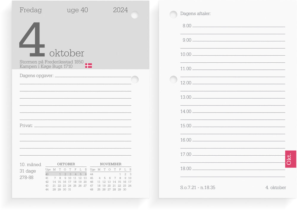 Blokkalender 2024 refill