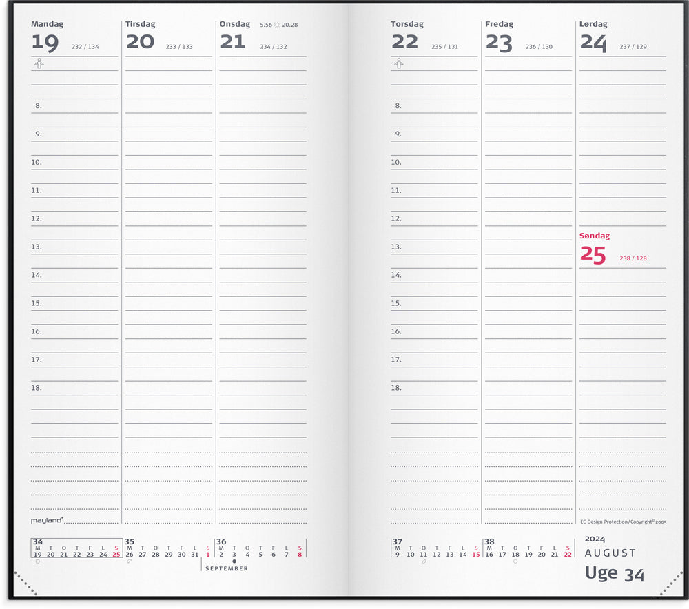 Week planner 2024 kunstskind
