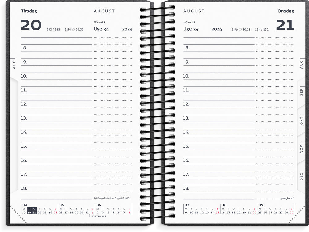 Kalender mini 2024 dag
