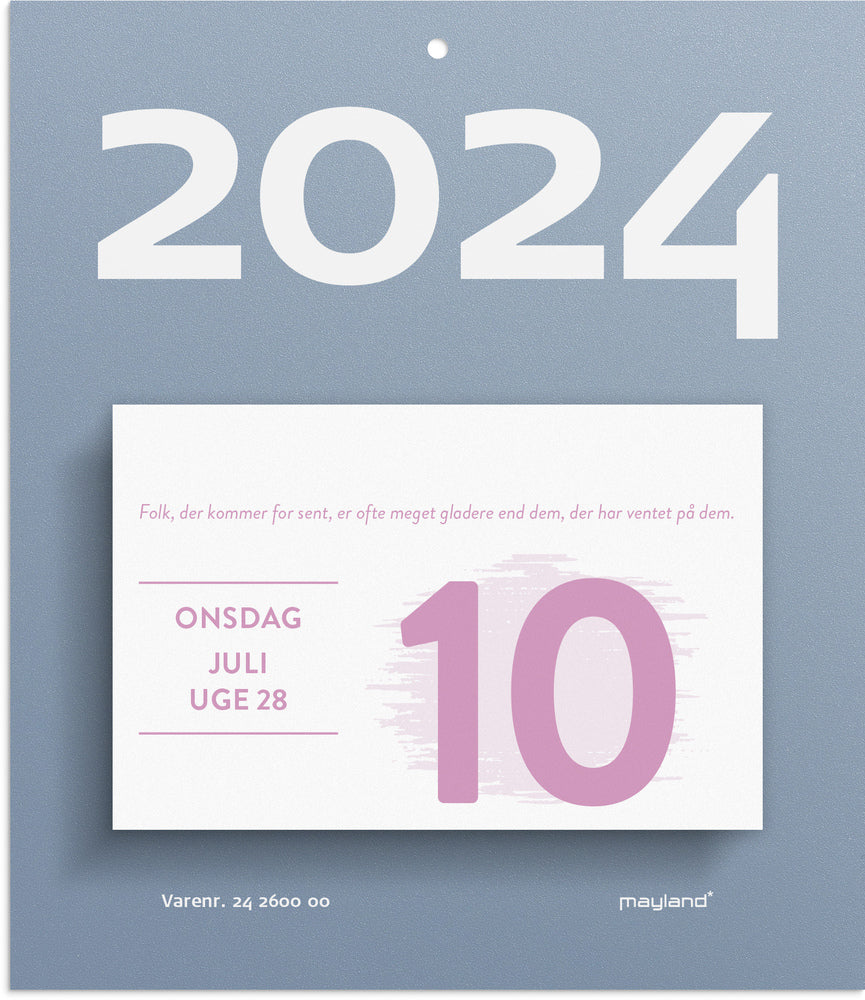 Afrivningskalender 2024 humør