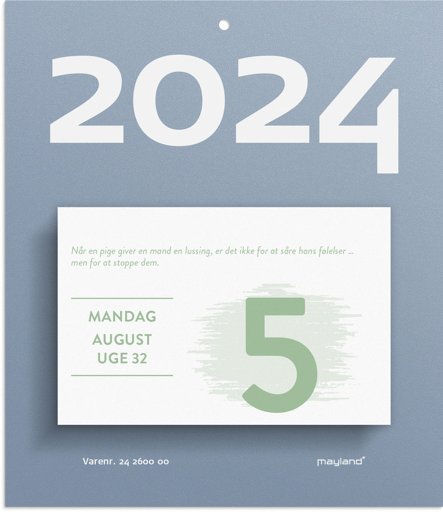 Afrivningskalender 2024 humør