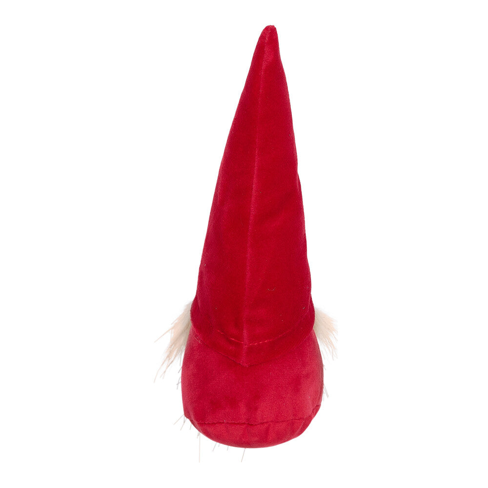 Nisse i rød velour 20 cm
