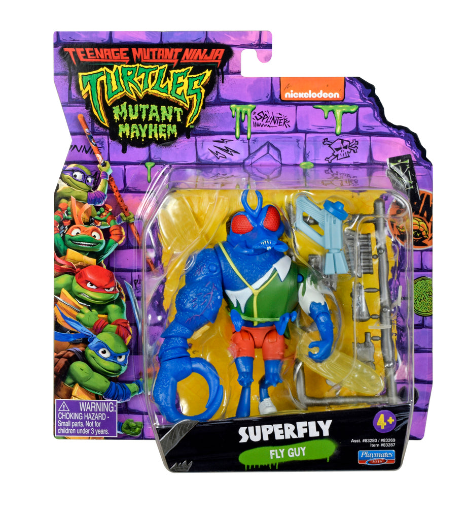 Turtles Mutant Mayhem Basic Figur 12 cm Asst