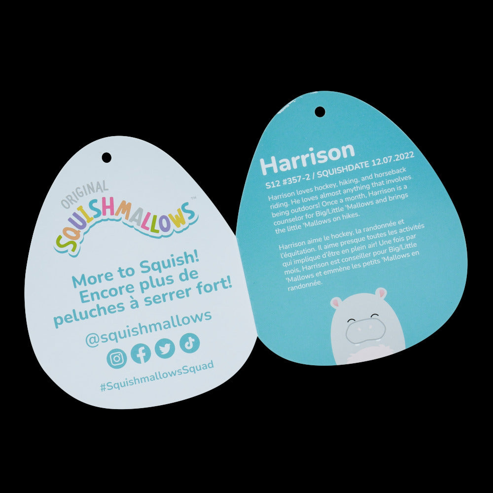 Squishmallows 30 cm Harrison Flodhest