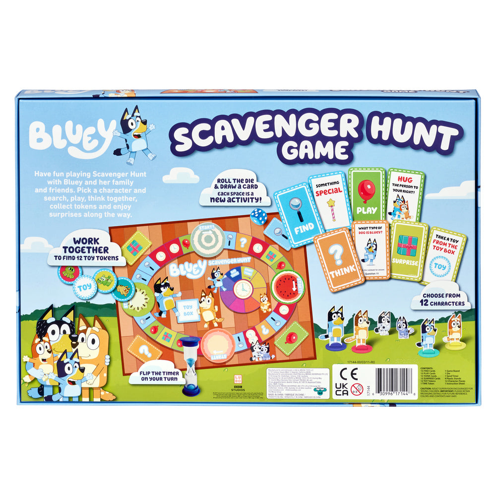 Bluey Scavenger Hunt Boardgame