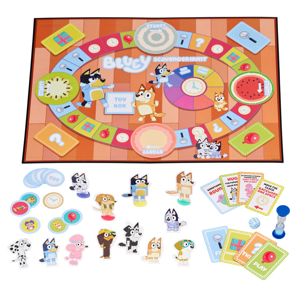 Bluey Scavenger Hunt Boardgame