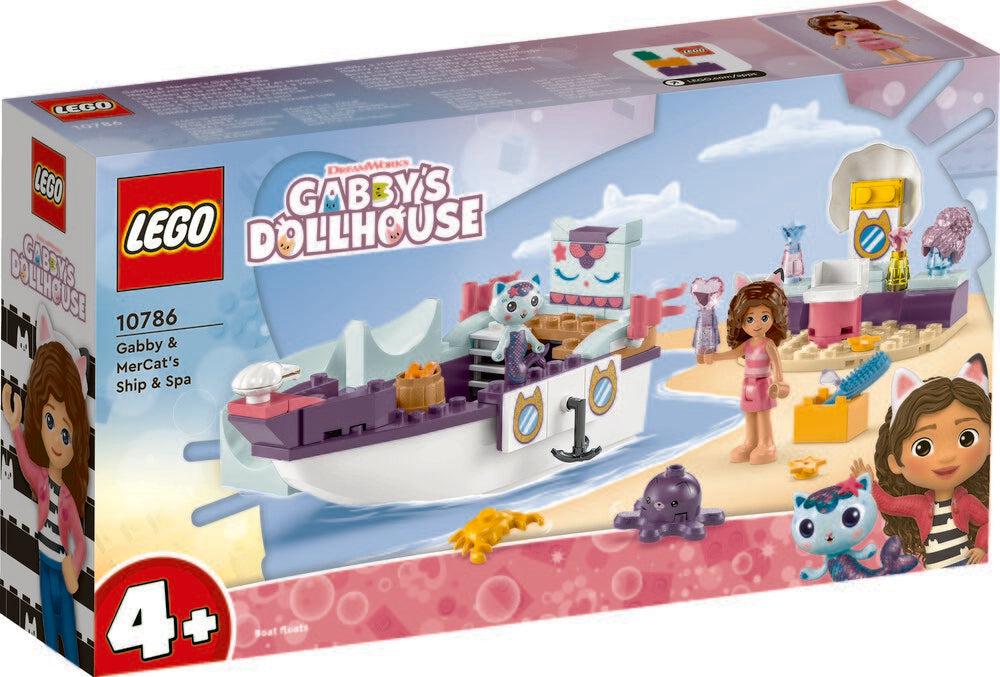 10786 LEGO Gabby's Dollhouse Gabby og Havkats skib og badeland