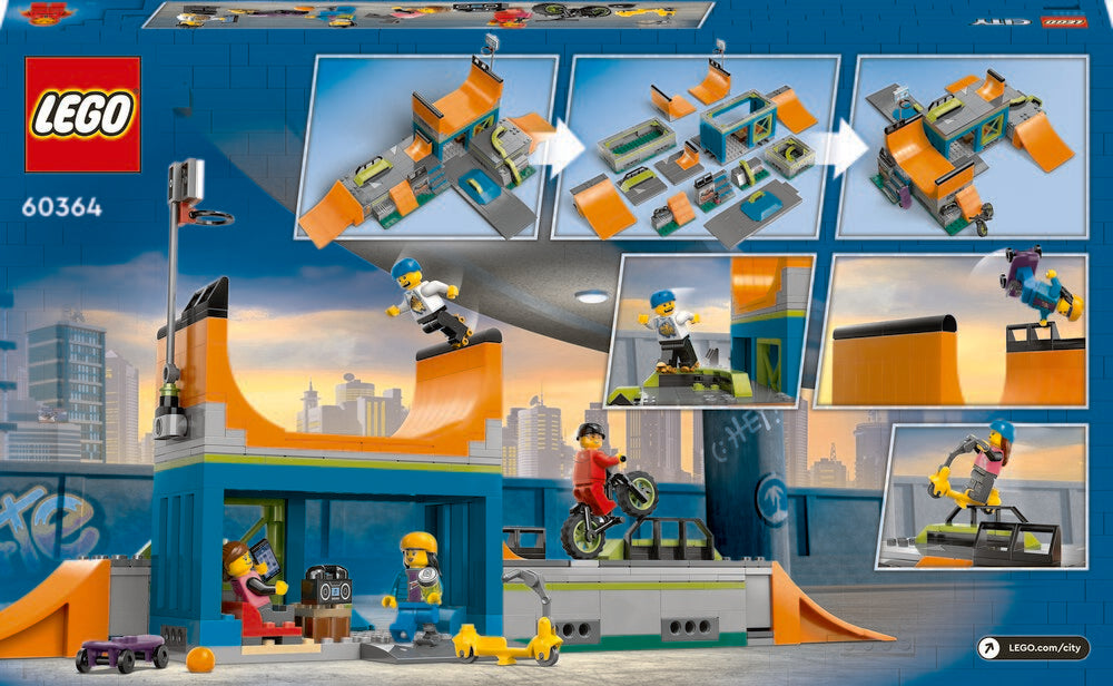 60364 LEGO City Gade-skatepark