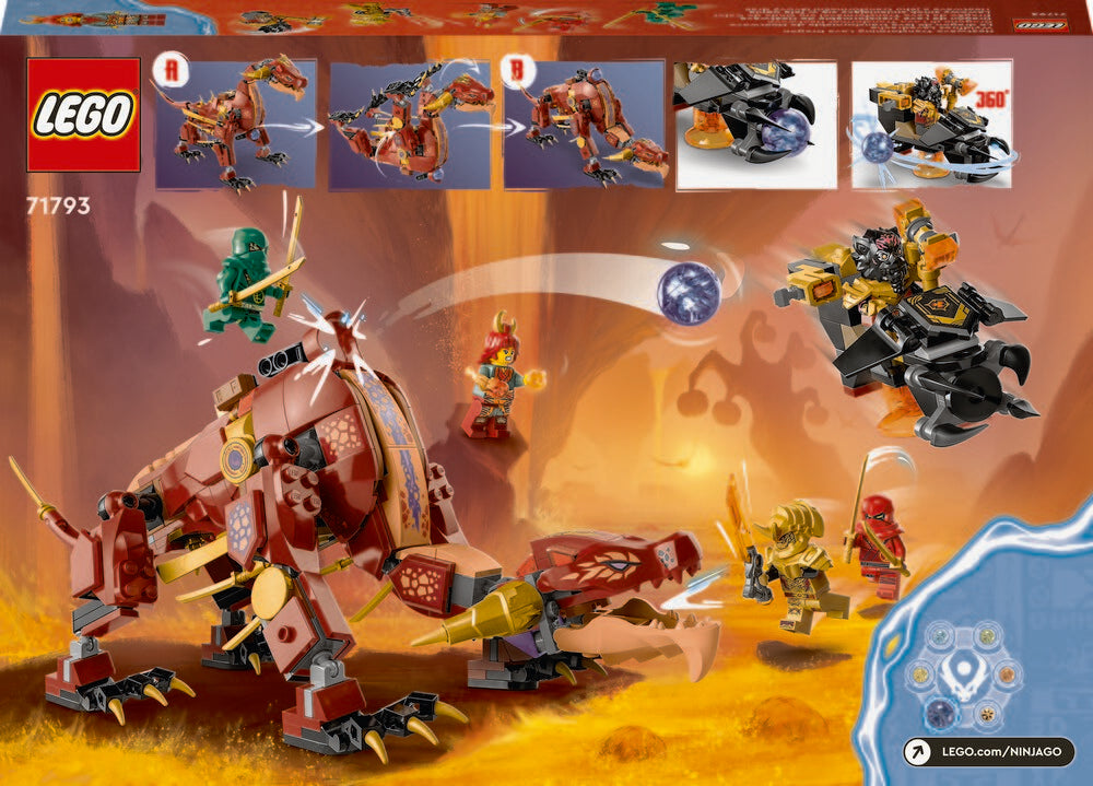 71793 LEGO Ninjago Heatwaves forvandlings-lavadrage