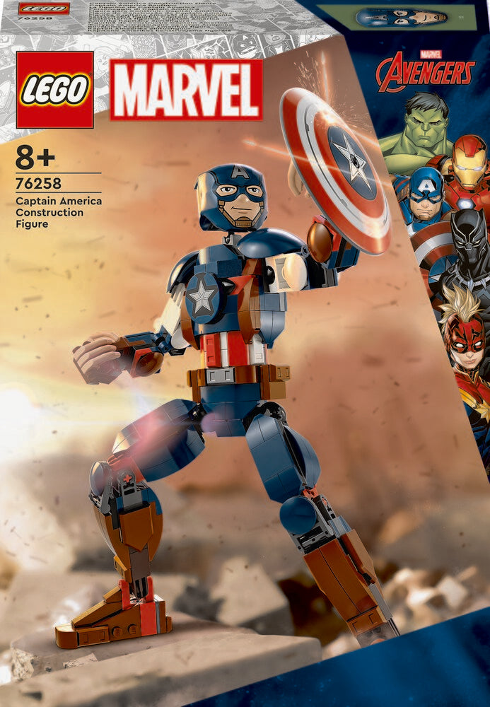 76258 LEGO Super Heroes Marvel Byg Selv-Figur Af Captain Ame