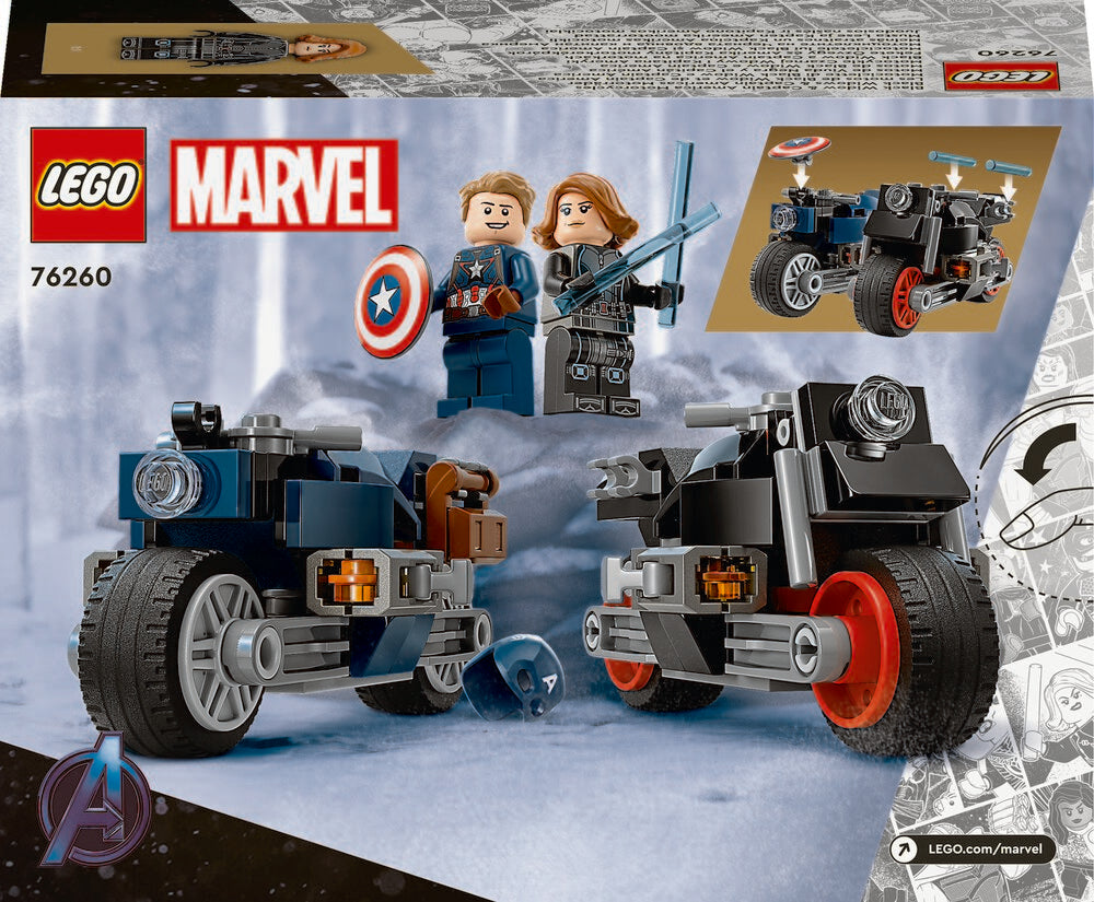 76260 LEGO Super Heroes Marvel Black Widow Og Captain Americ