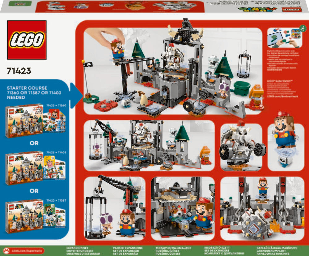 71423 LEGO Super Mario Dry Bowsers slotskamp – udvidelsessæt
