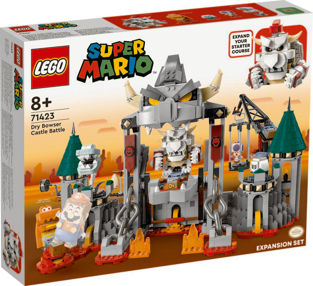 71423 LEGO Super Mario Dry Bowsers slotskamp – udvidelsessæt