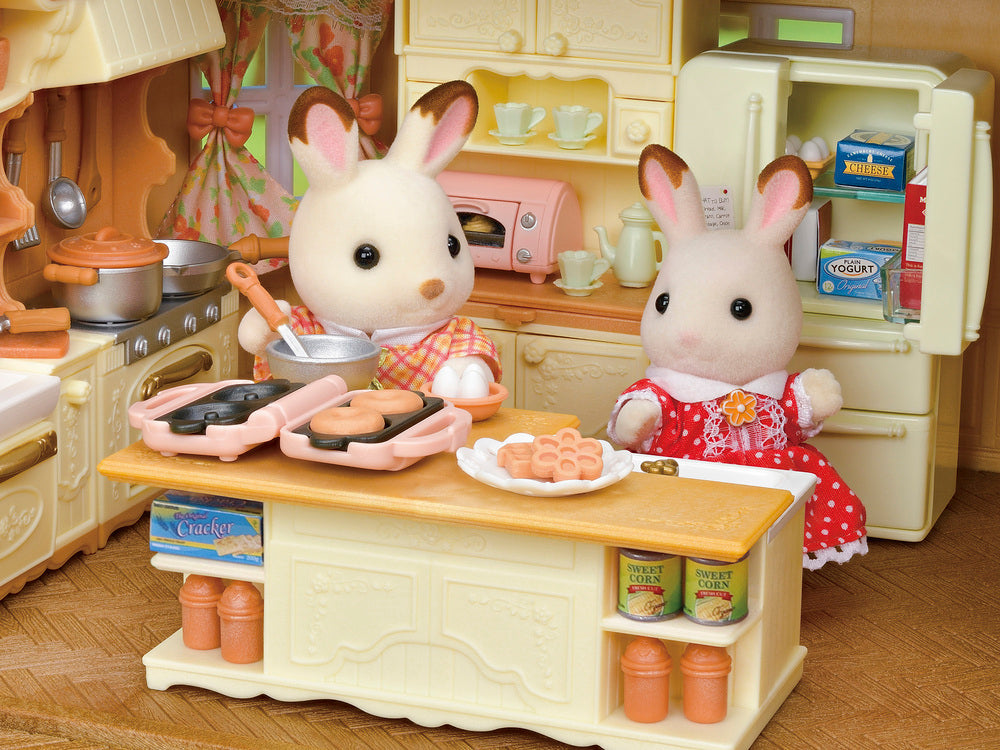 Sylvanian Families Byhus med Lys - med hemmeligt loftsrum