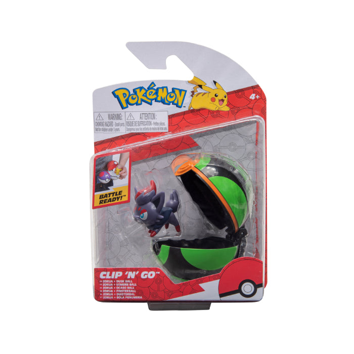 Pokémon clip n go zorua and dusk ball