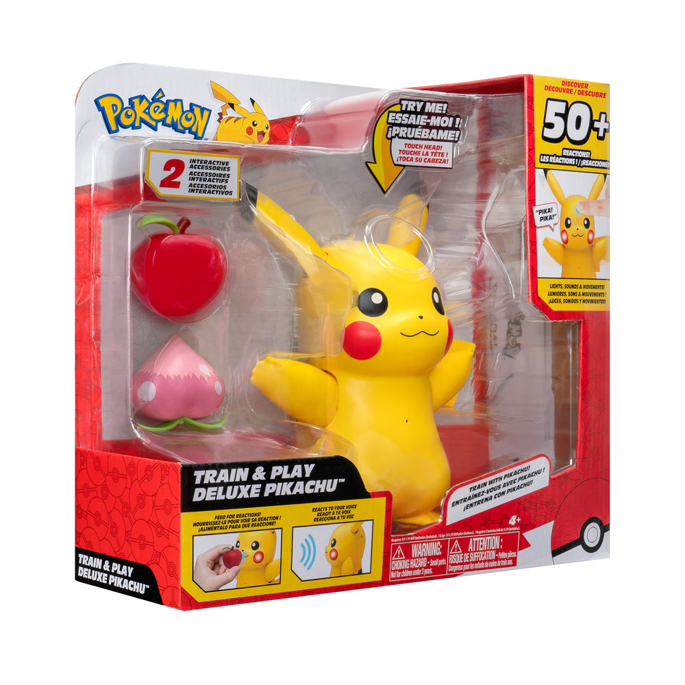 Pokémon train and play deluxe pikachu