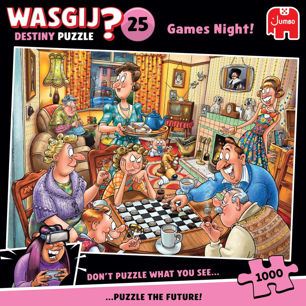 Wasgij Destiny 25 Games Night! 1000 brikker