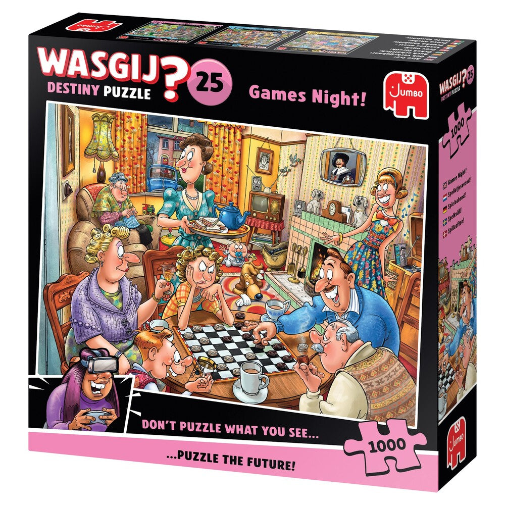 Wasgij Destiny 25 Games Night! 1000 brikker
