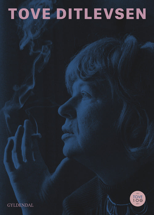 Plakat, Tove Ditlevsen blå 100 års jubilæum