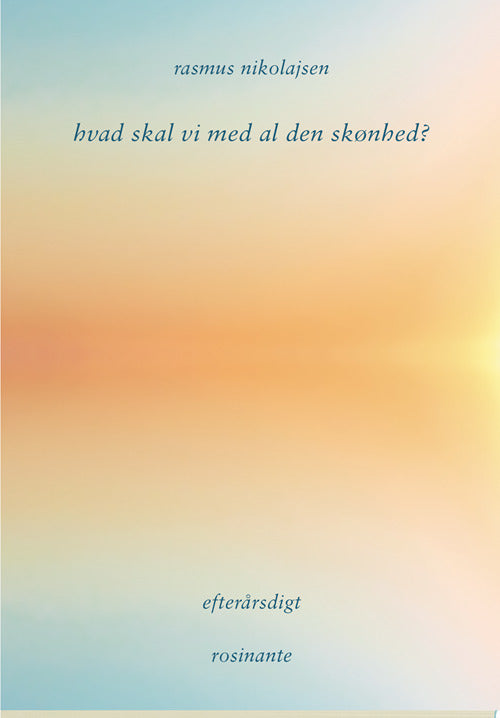 Hvad skal vi med al den skønhed?