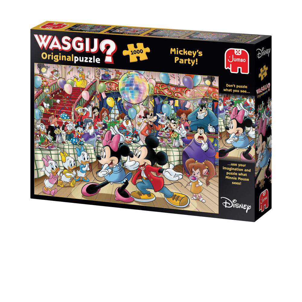 Puslespil Wasgij original Disney Mickey's Party! 1000 brikker