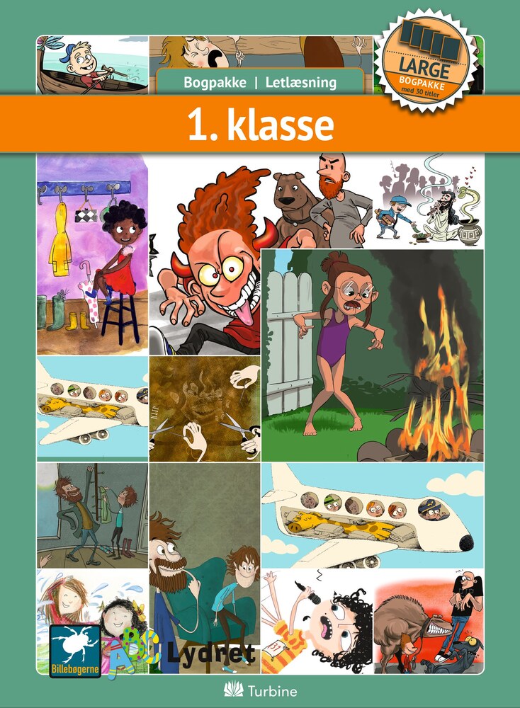 1. klasse-kassen (LARGE 30 bøger)