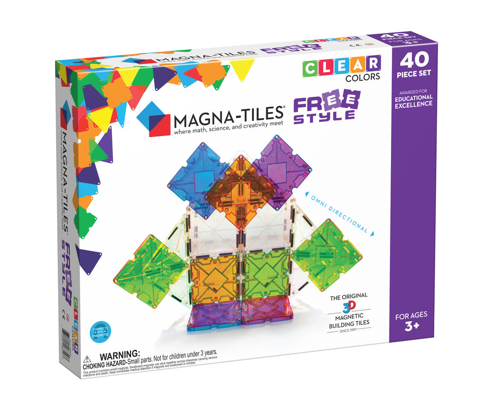 MAGNA-TILES Freestyle Deluxe sæt 40 stk