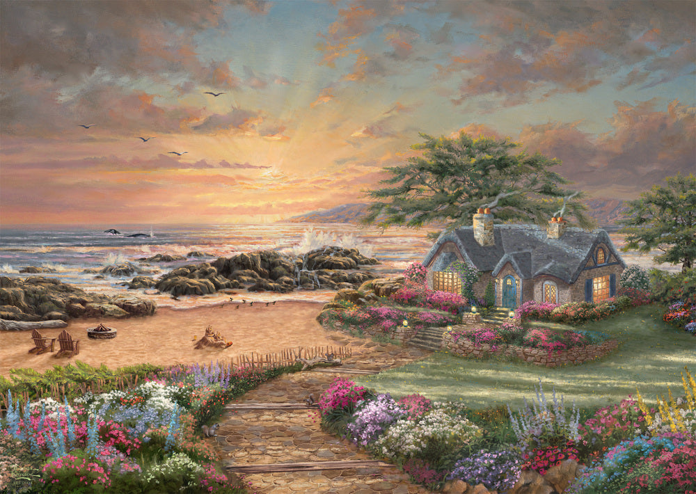 Puslespil Seaside Cottage 1000 brikker