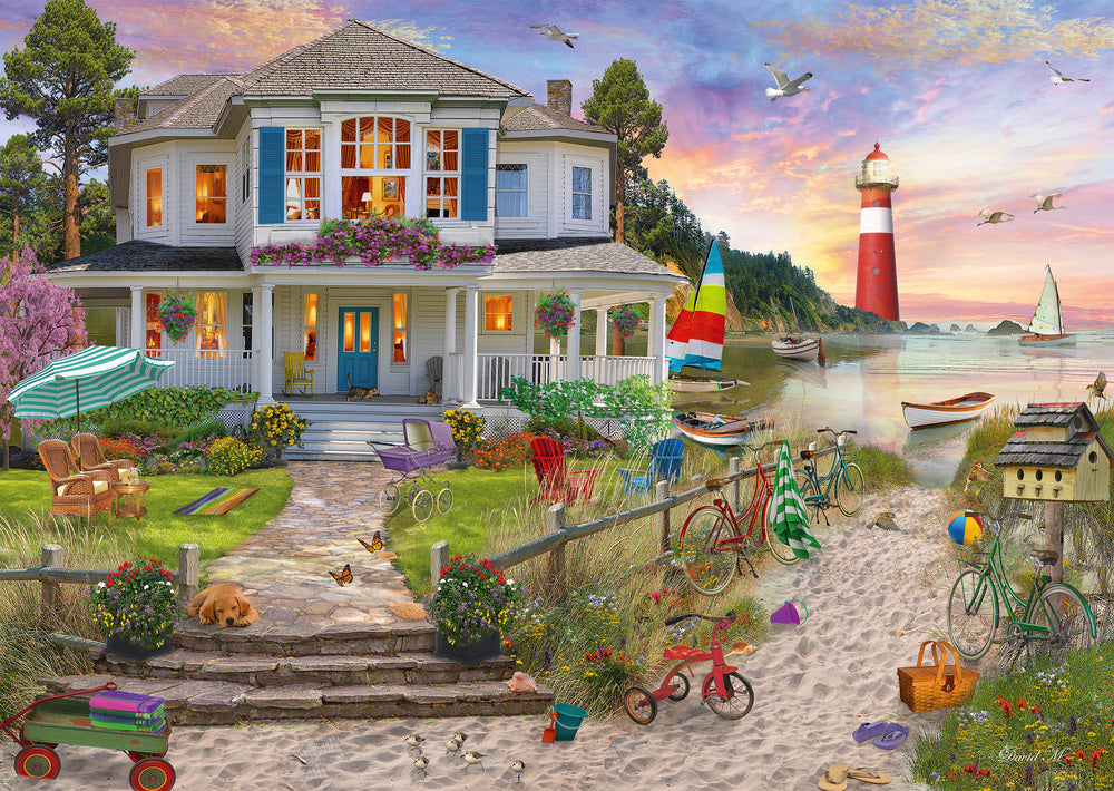 Puslespil The beach house 1000 brikker