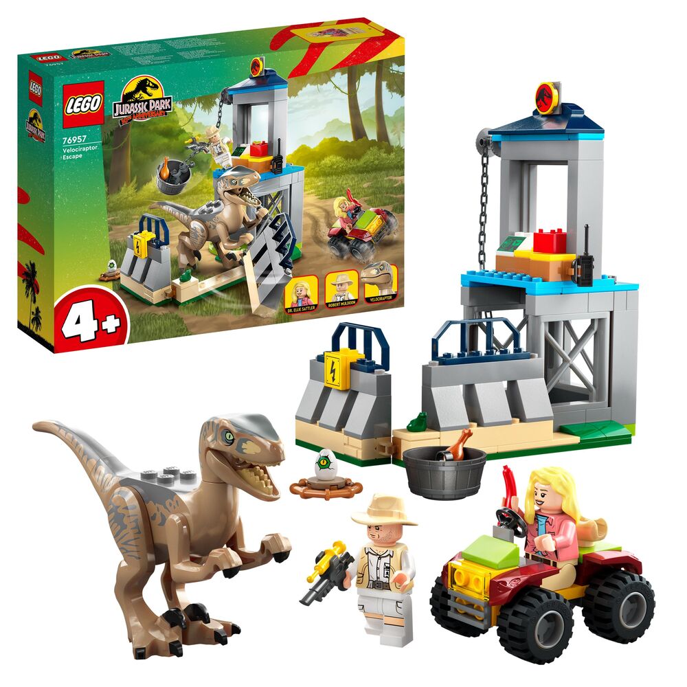 76957 LEGO Jurassic World Velociraptor-flugt