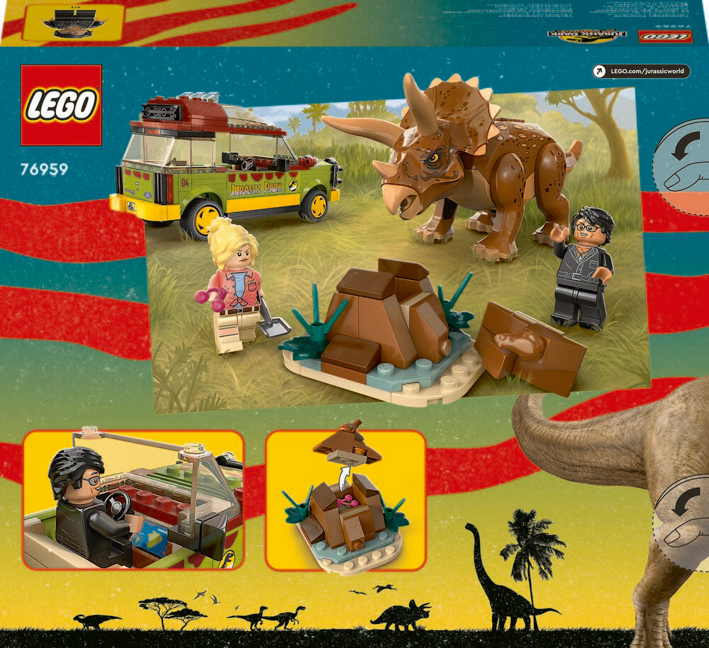76959 LEGO Jurassic World Triceratops-forskning