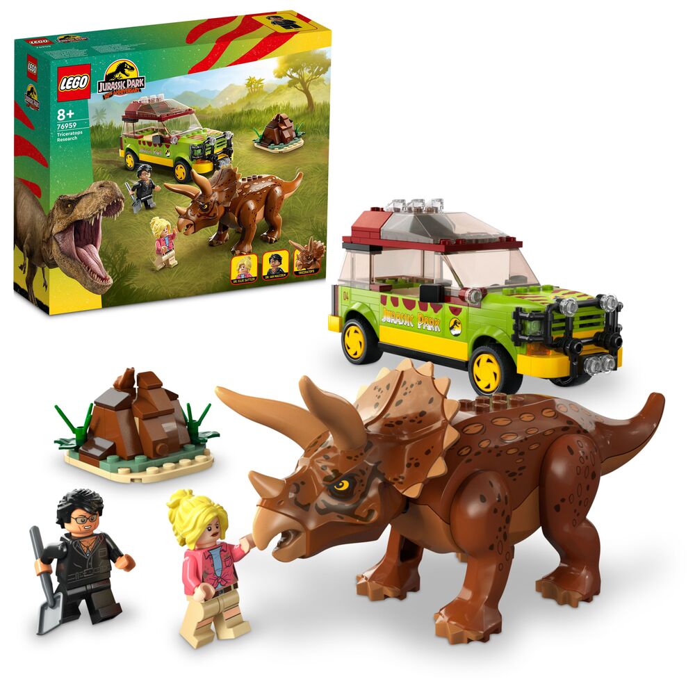 76959 LEGO Jurassic World Triceratops-forskning