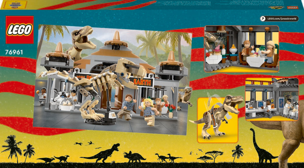 76961 LEGO Jurassic World Besøgscenter T. rex- og raptor-angreb