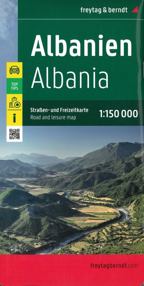 Albanien - Albania Road & Leisure Map