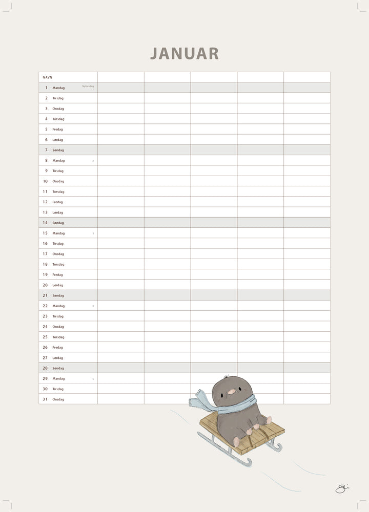 Familiekalender 2024