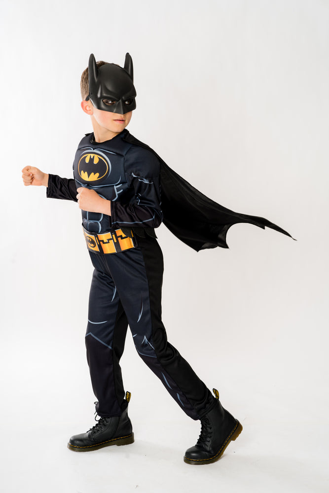 Batman Deluxe udklædningsdragt og maske str. 3-4 år