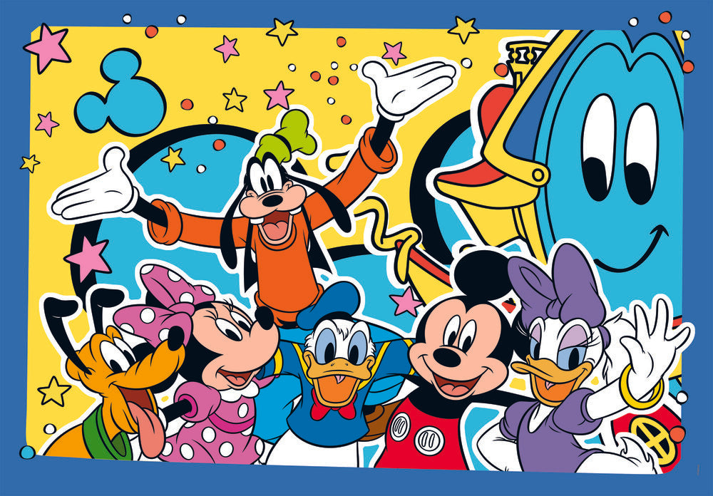 Puslespil Mickey New 2 X 20 brikker
