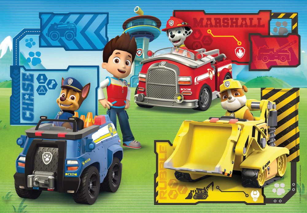 Puslespil Paw Patrol 1, 3 X 48 brikker