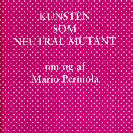 Kunsten som neutral mutant