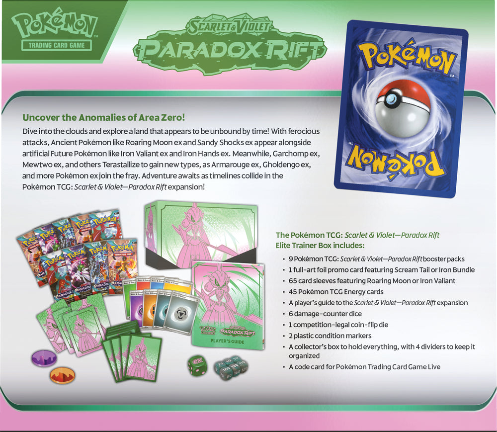 Pokemon SV4 Elite Trainer Box Paradox Rift