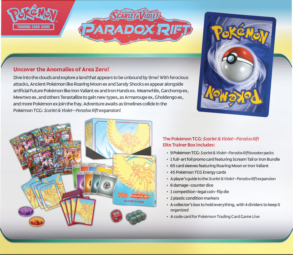 Pokemon SV4 Elite Trainer Box Paradox Rift