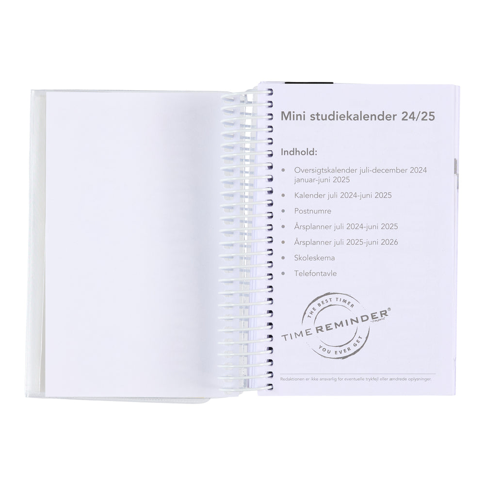 Studiekalender 2024/25 mini 2 forskellige forsider m/klap