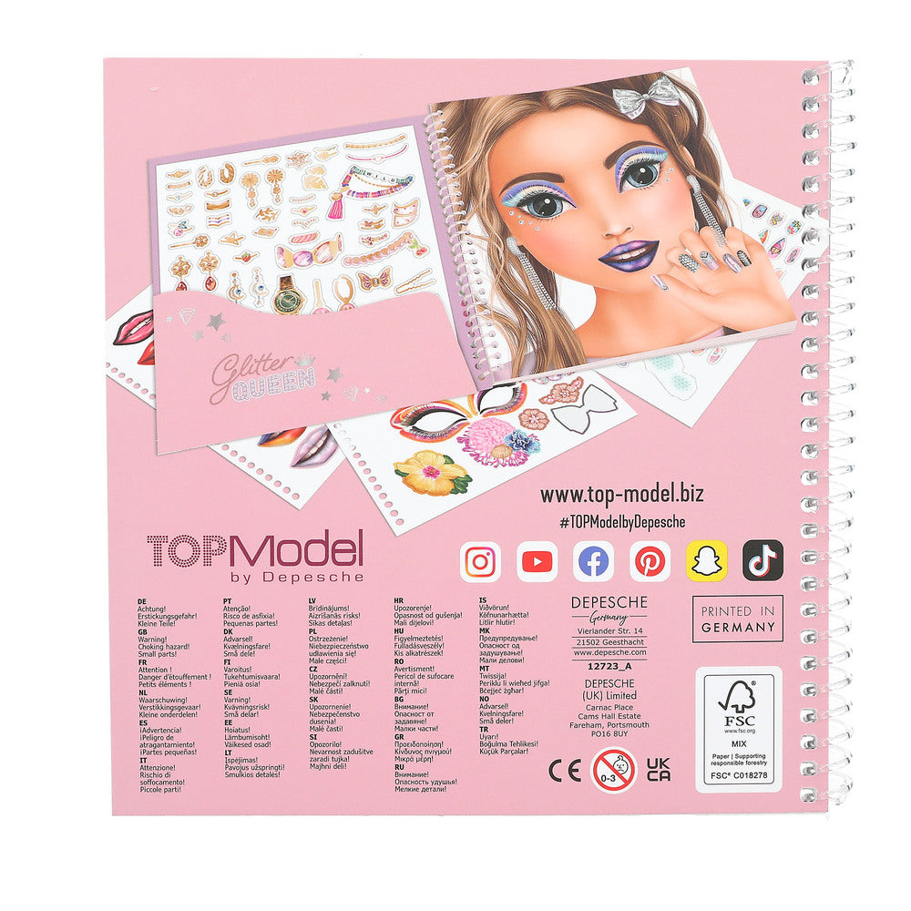 TOPModel Dress Me Up Face Stickersbog