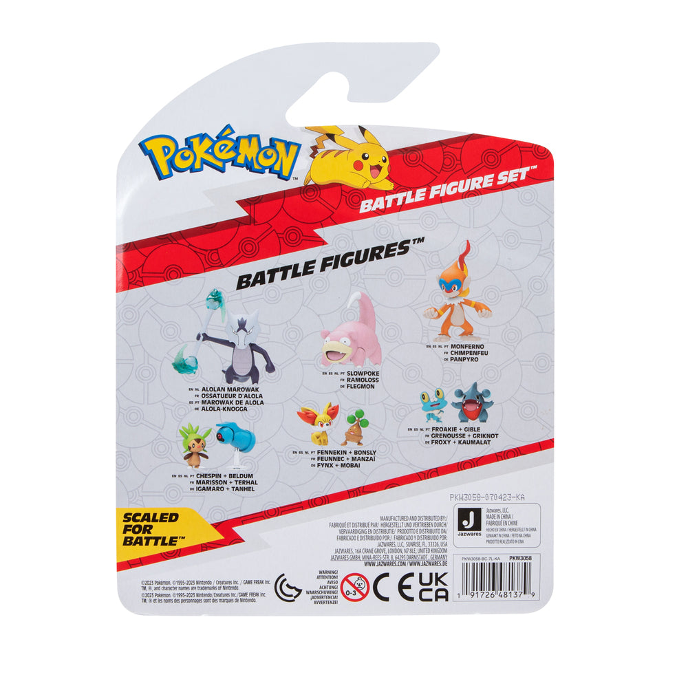 Pokémon Battle Figure 3-PAK ass
