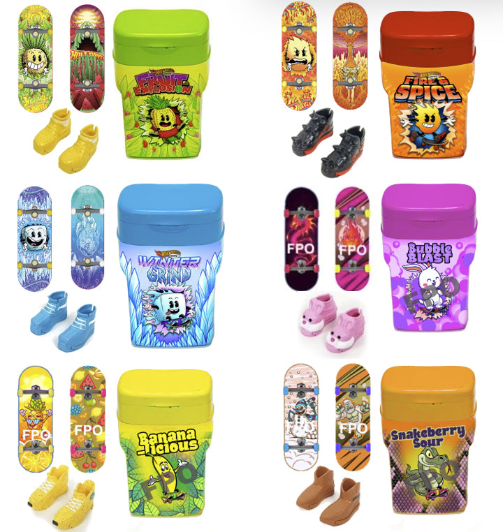 Hot Wheels Skate Gum container 2-Pack ass