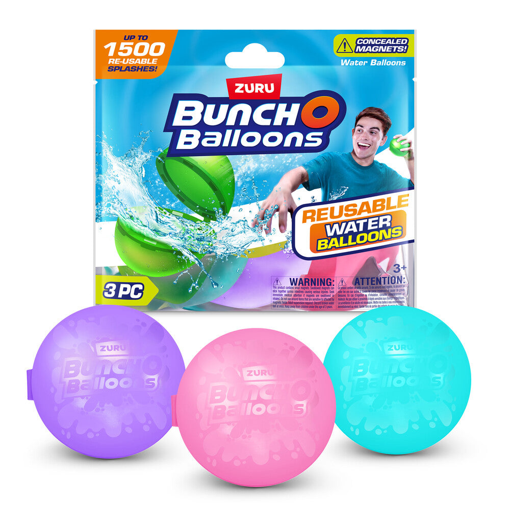 Bunch O Balloons Reusable Water Balloons 3-pak asst