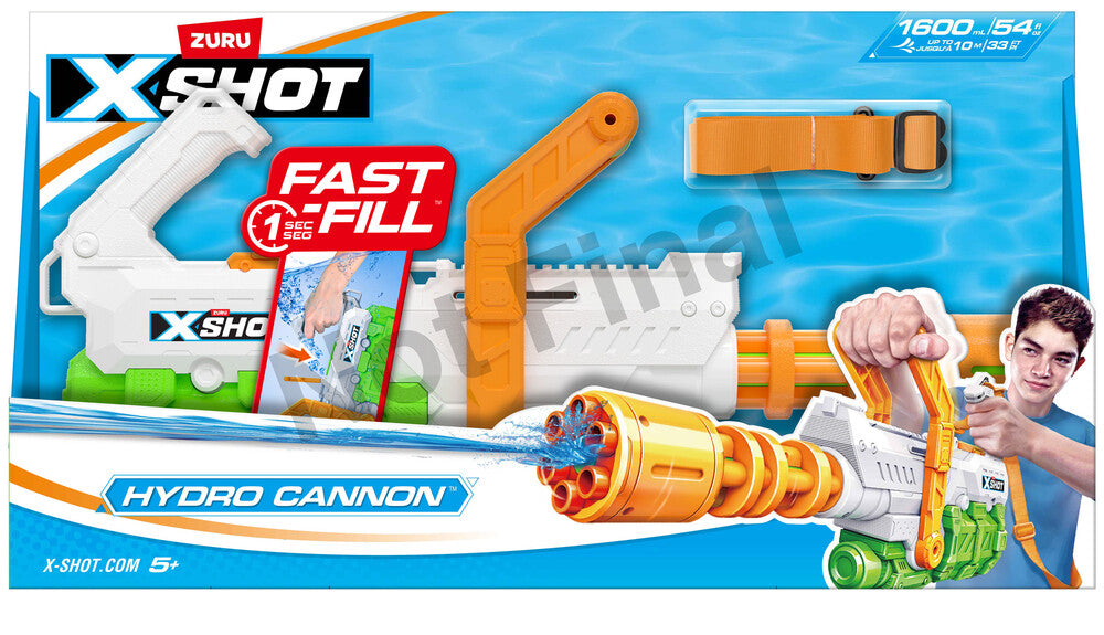 D2 X-Shot Fast-Fill Hydro Cannon Water Blaster
