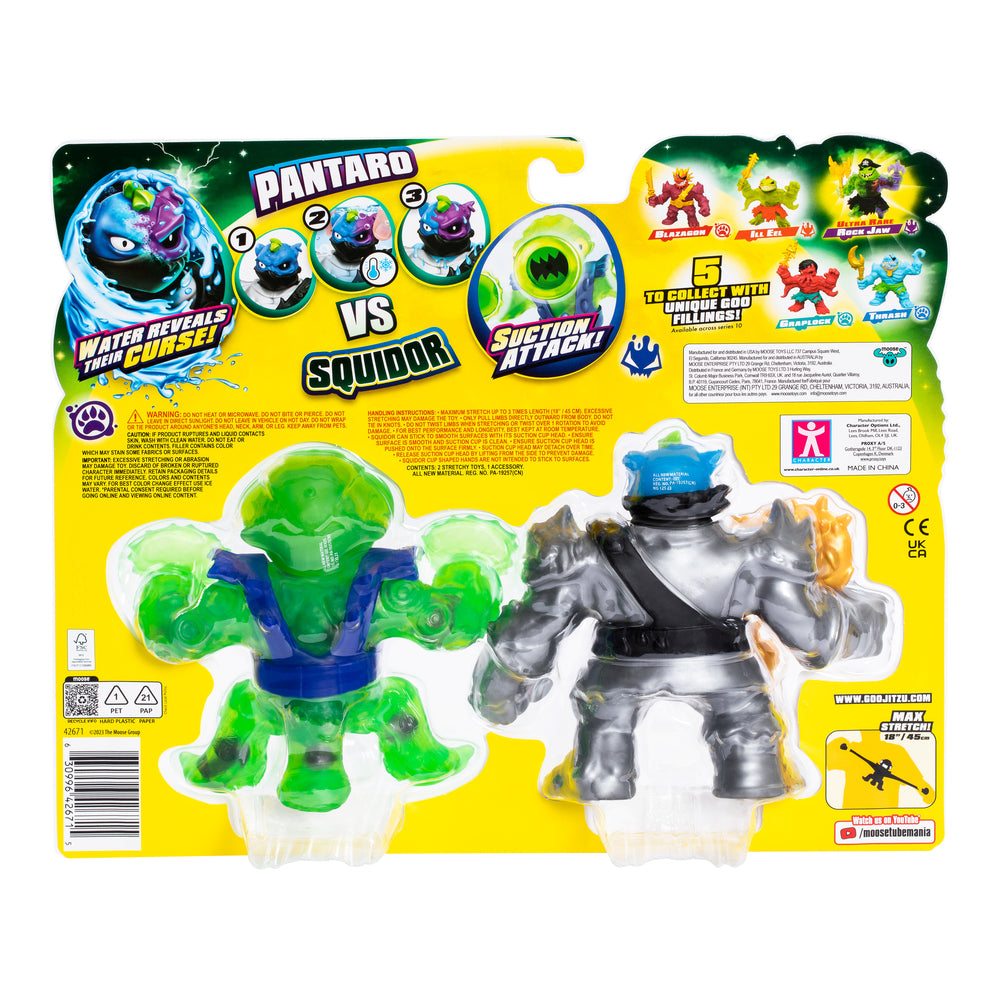 Goo Jit Zu S10 Cursed Goo Sea Pantaro Vs Squidor